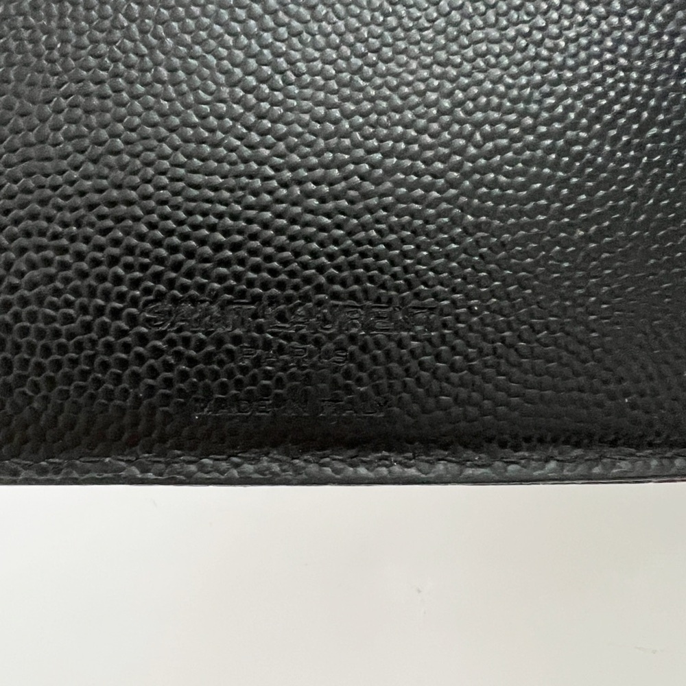 Saint Laurent Paris East/West Black Leather Wallet - Picture 9 of 11